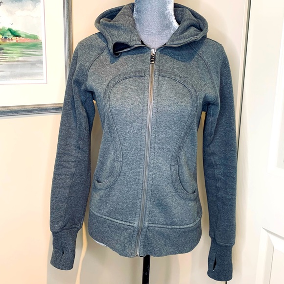 Lululemon Scuba grey sparkle Hoodie